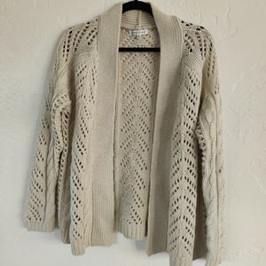Nordstrom cream woven sweater.
